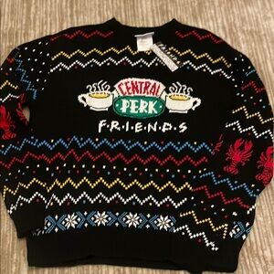 Central Perk Friends Black Sweater - FRIENDS OFFICIAL MERCH